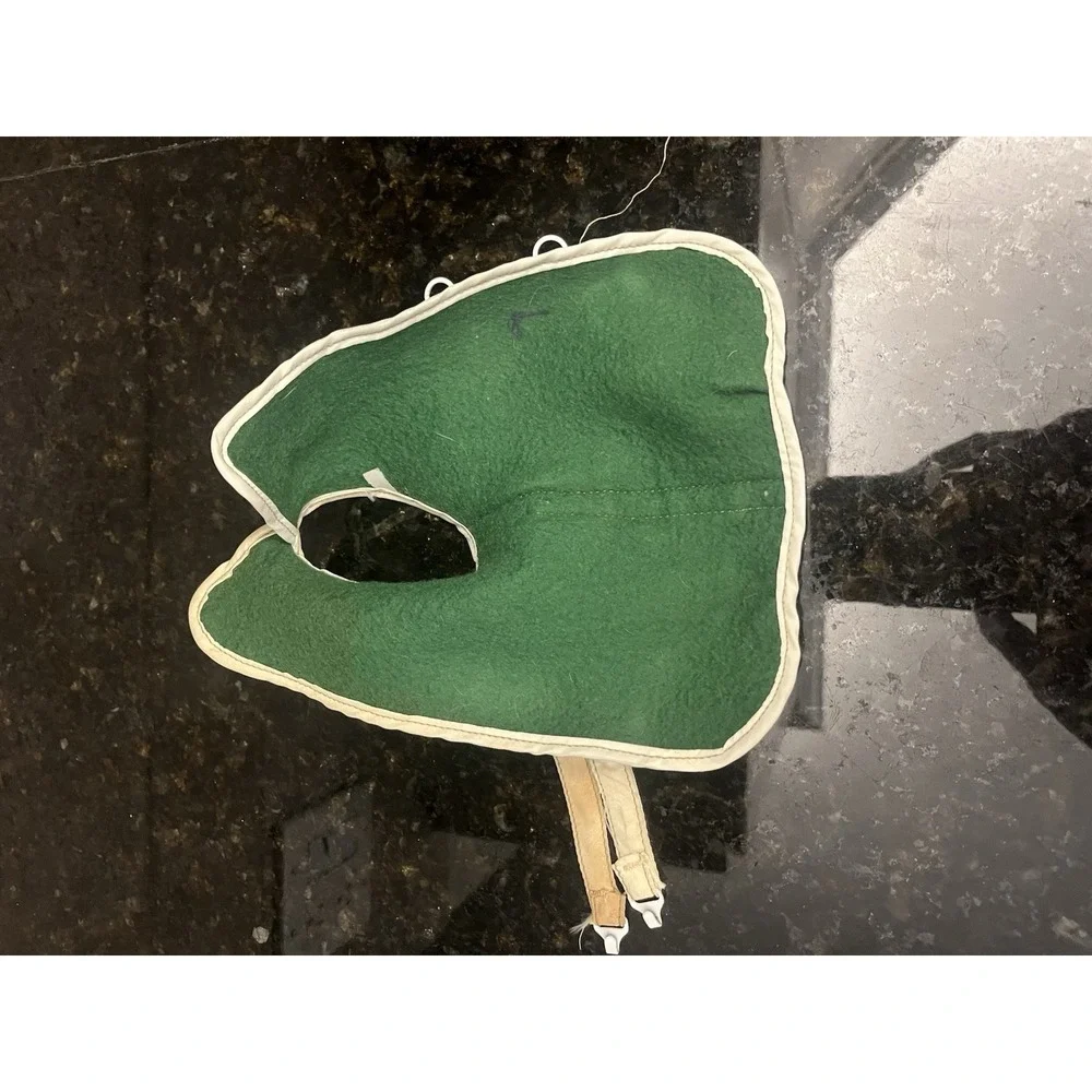 VTG Breyer Horse Green Felt Blanket‎ Traditional Size Clydesdale Foal